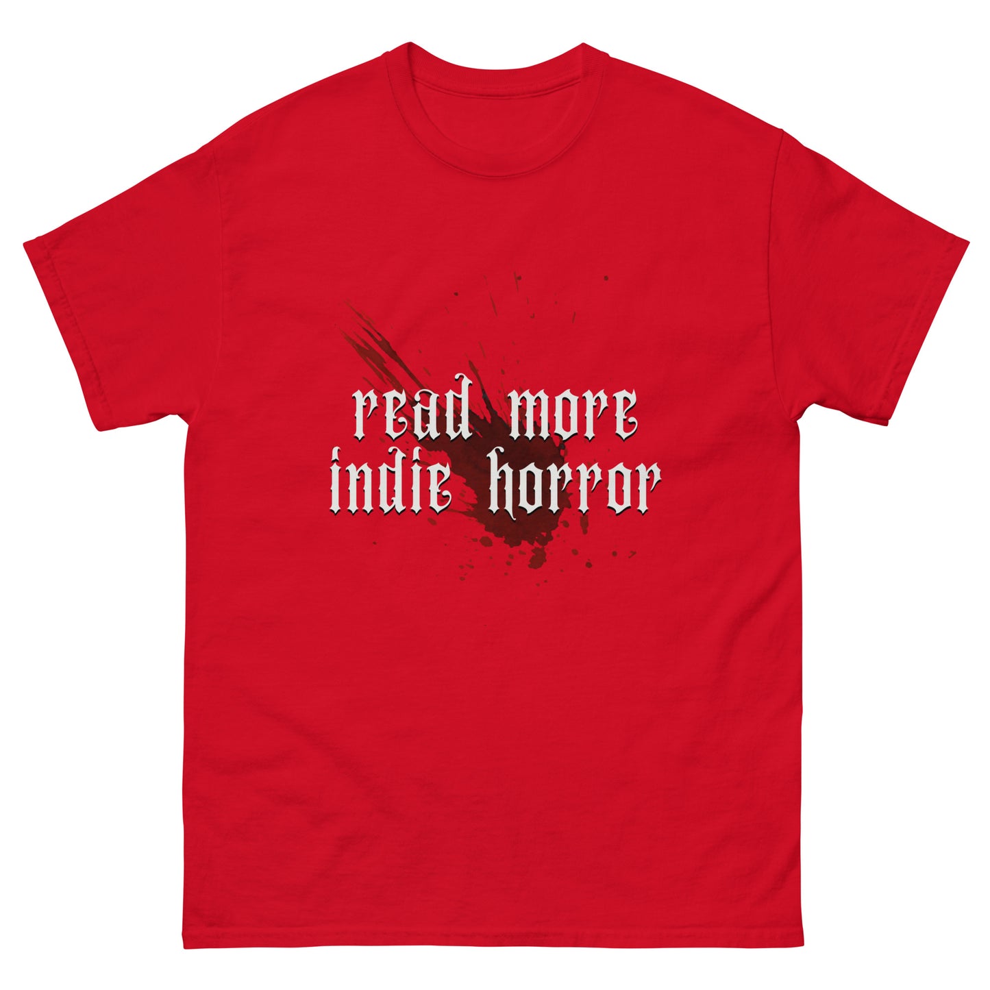 Read More Indie Horror White Logo Tee