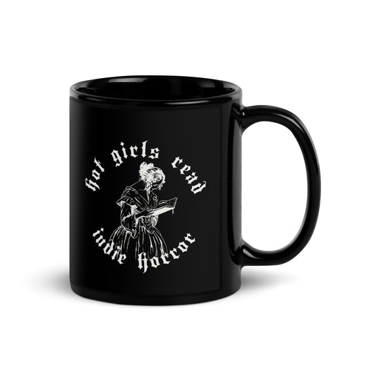 Hot Girls Read Indie Horror Books Mug