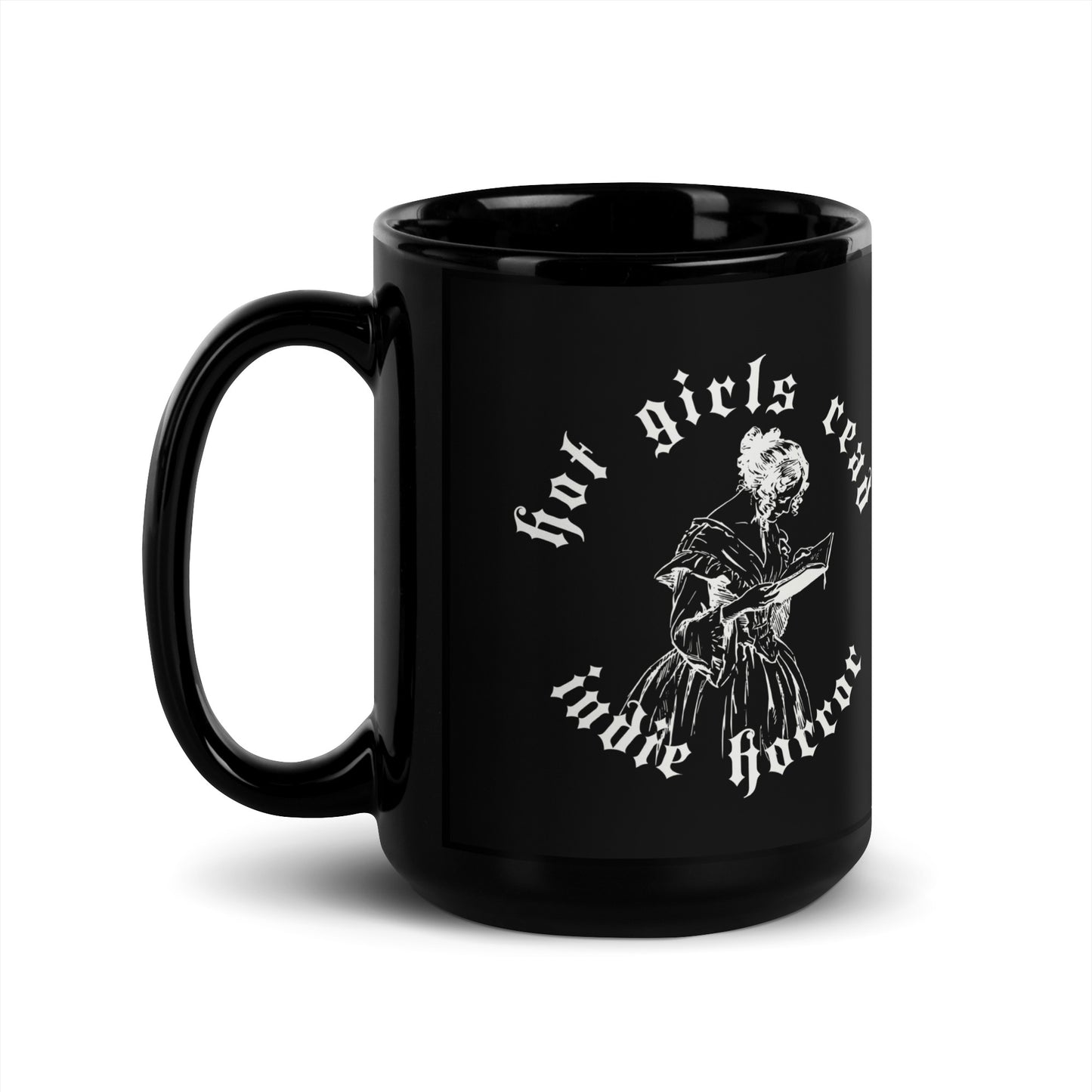 Hot Girls Read Indie Horror Books Mug