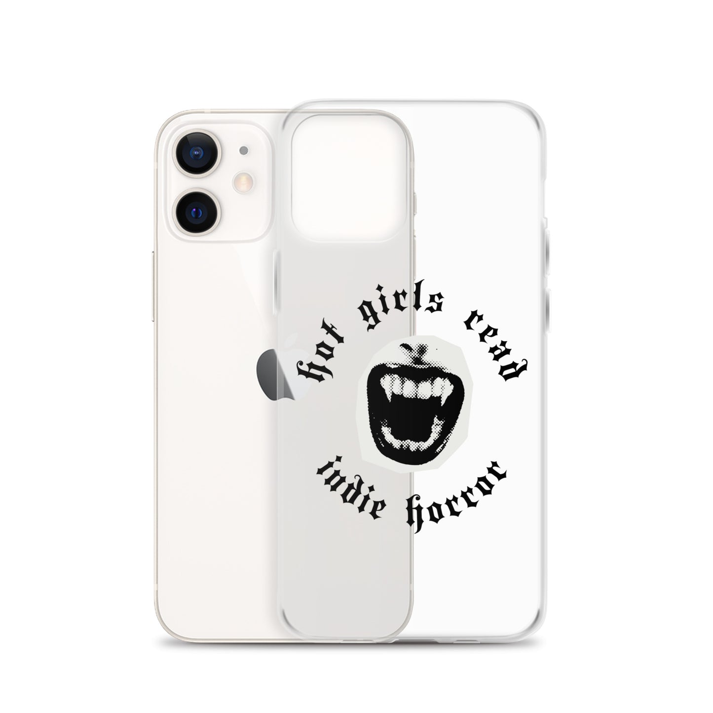 Hot Girls Love Indie Horror Clear Case for iPhone® - Black Label