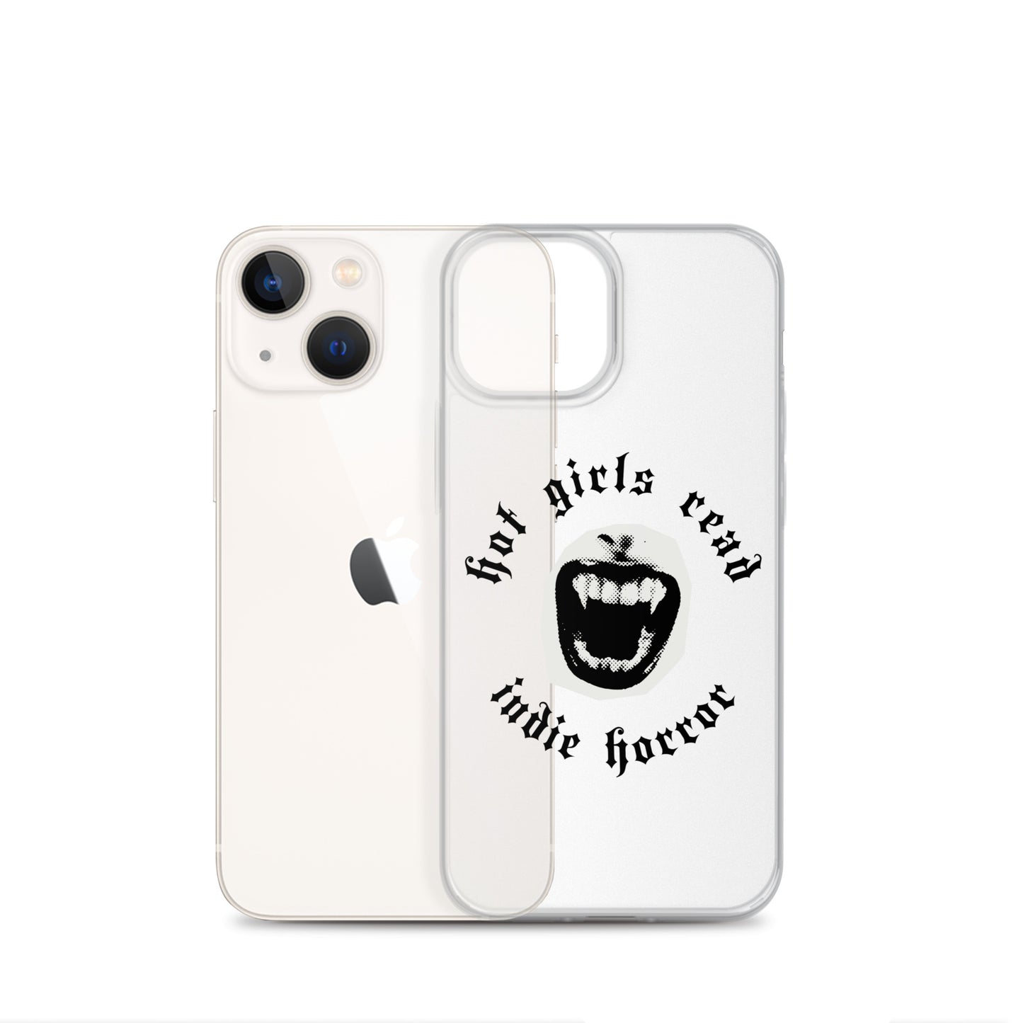 Hot Girls Love Indie Horror Clear Case for iPhone® - Black Label