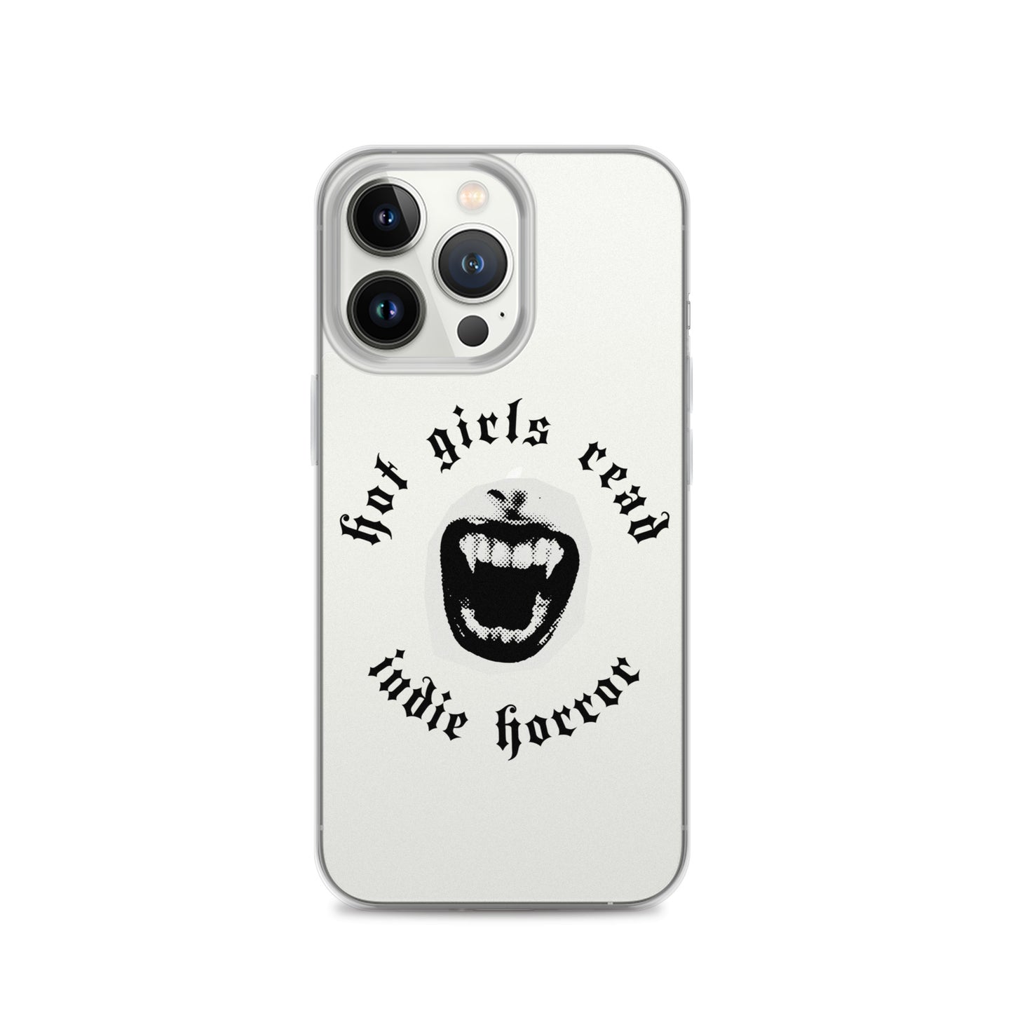 Hot Girls Love Indie Horror Clear Case for iPhone® - Black Label