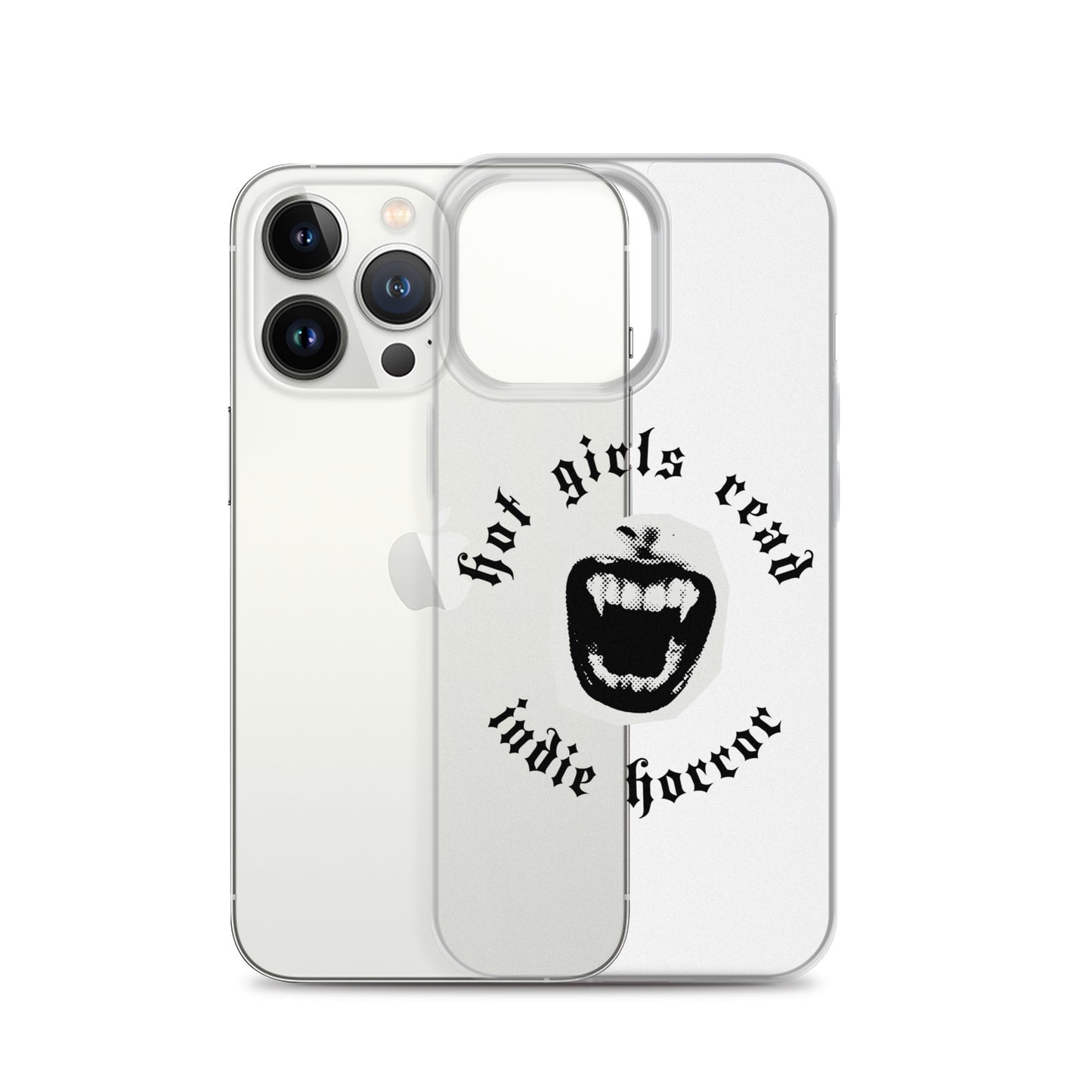 Hot Girls Love Indie Horror Clear Case for iPhone® - Black Label