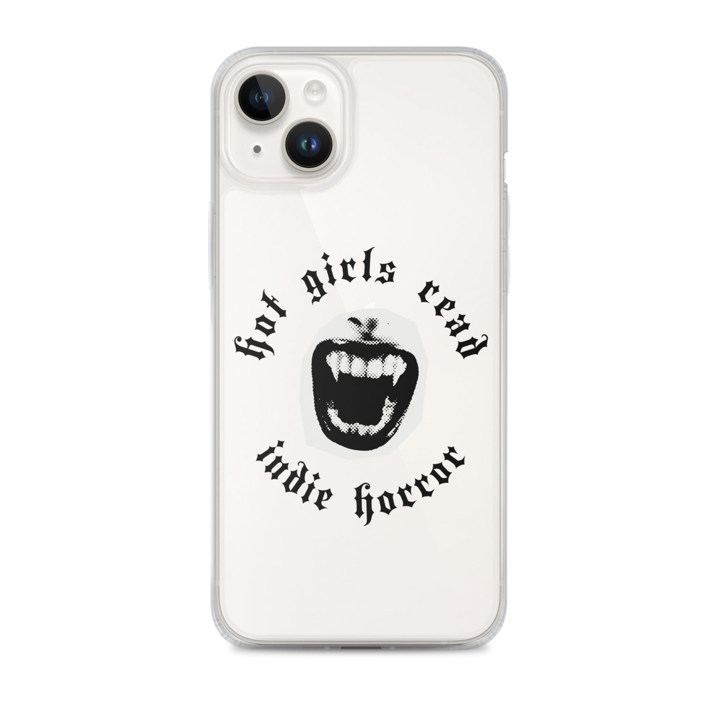 Hot Girls Love Indie Horror Clear Case for iPhone® - Black Label