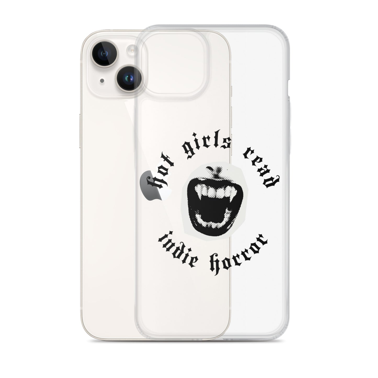 Hot Girls Love Indie Horror Clear Case for iPhone® - Black Label