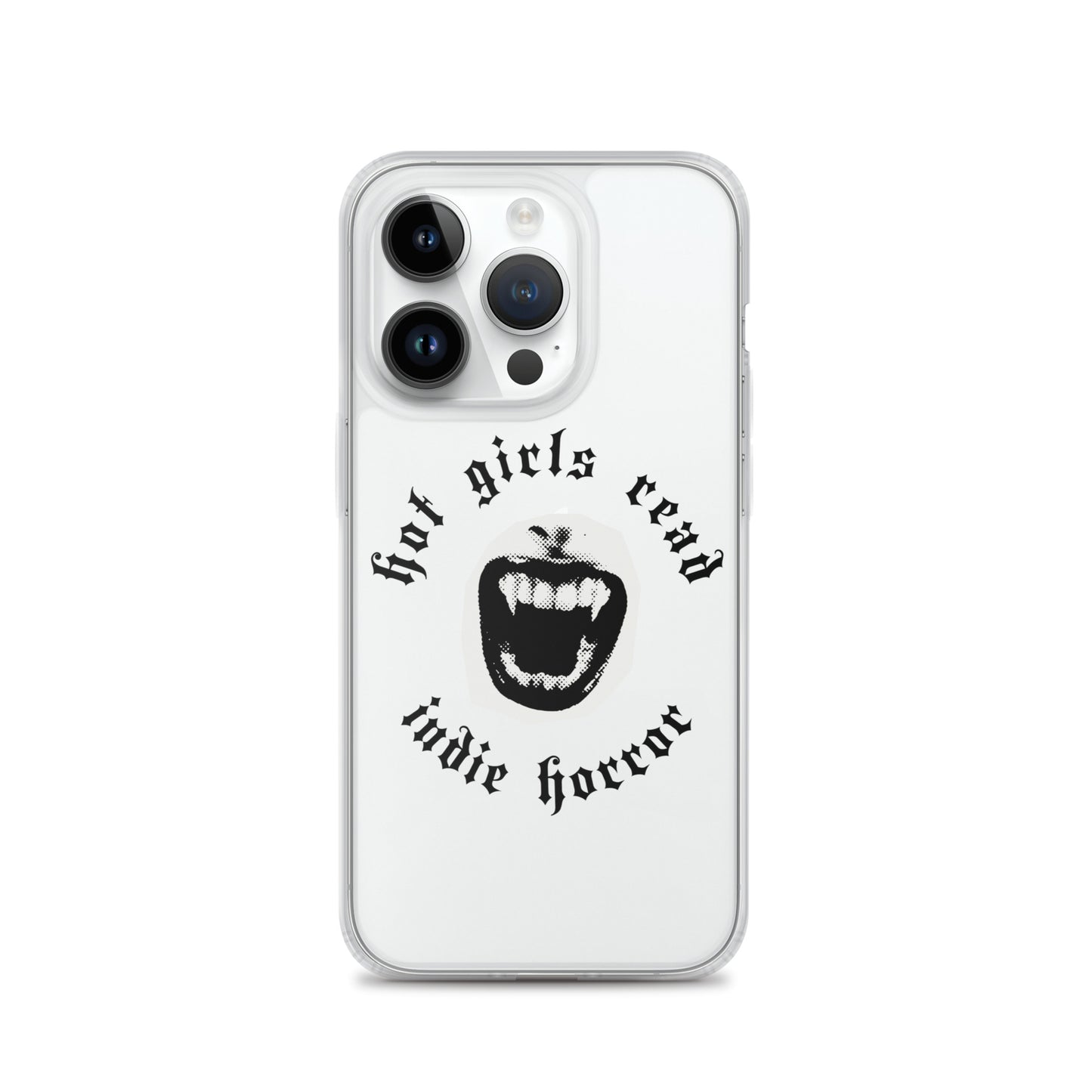 Hot Girls Love Indie Horror Clear Case for iPhone® - Black Label