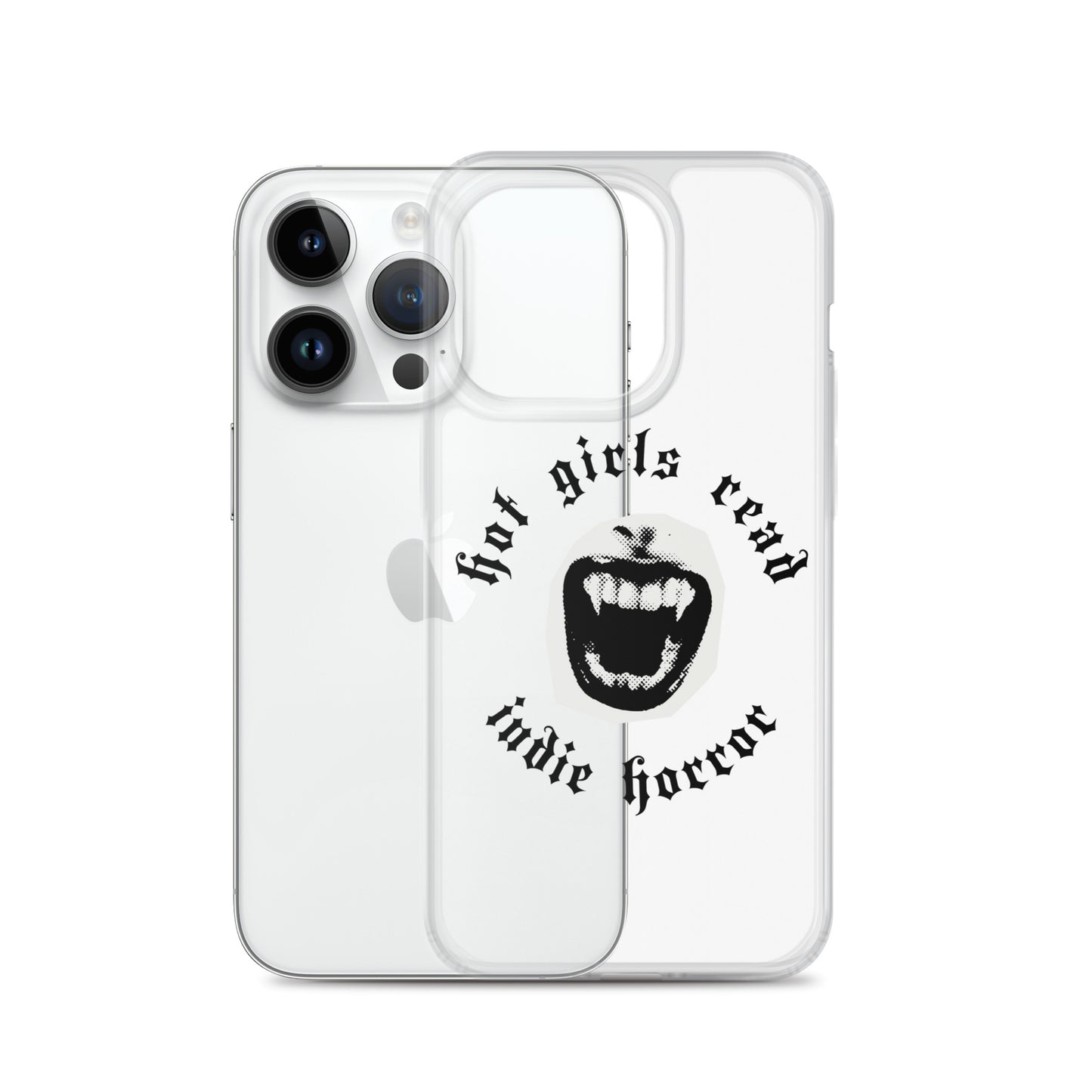 Hot Girls Love Indie Horror Clear Case for iPhone® - Black Label