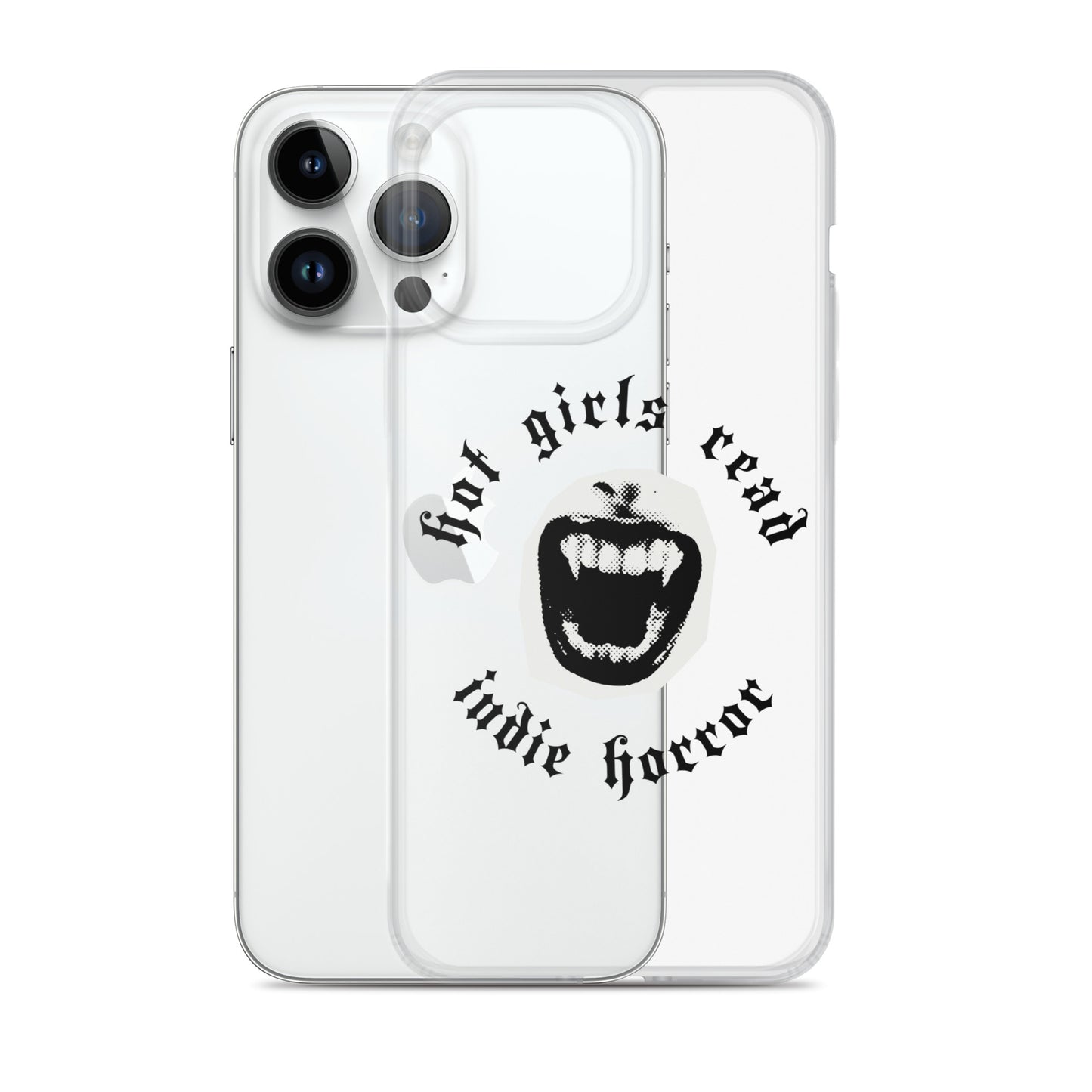 Hot Girls Love Indie Horror Clear Case for iPhone® - Black Label