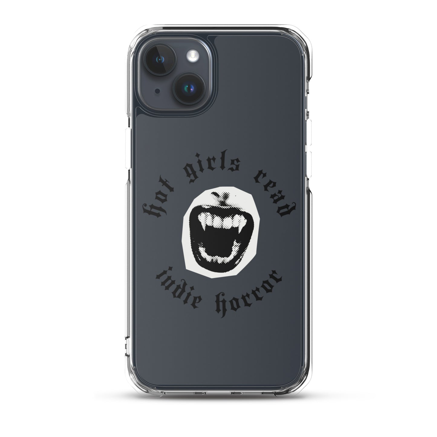 Hot Girls Love Indie Horror Clear Case for iPhone® - Black Label