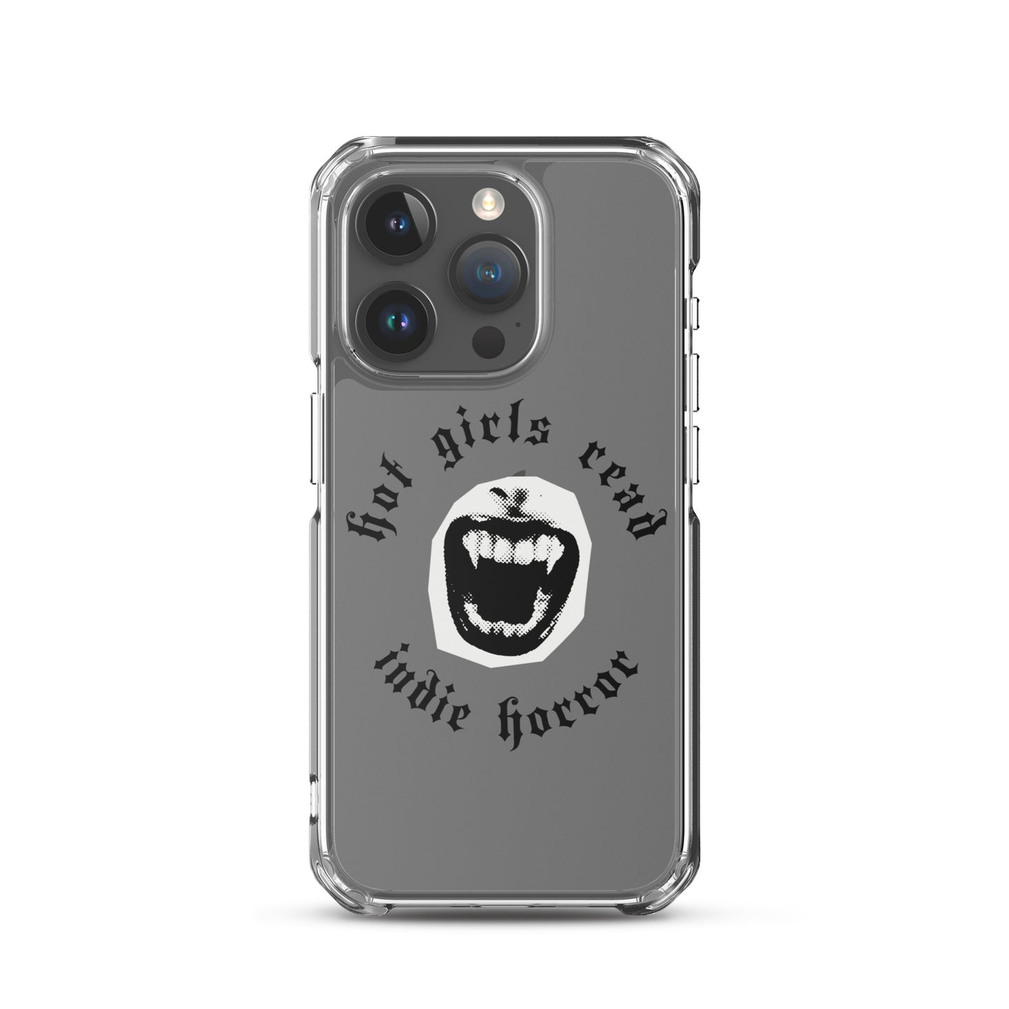 Hot Girls Love Indie Horror Clear Case for iPhone® - Black Label