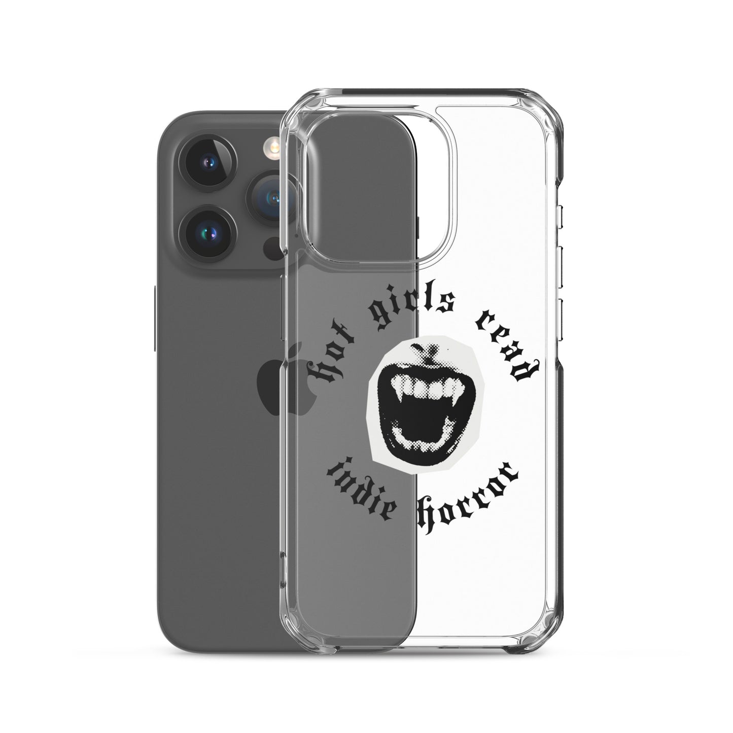 Hot Girls Love Indie Horror Clear Case for iPhone® - Black Label