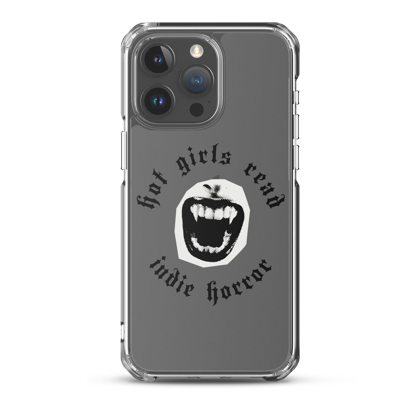 Hot Girls Love Indie Horror Clear Case for iPhone® - Black Label