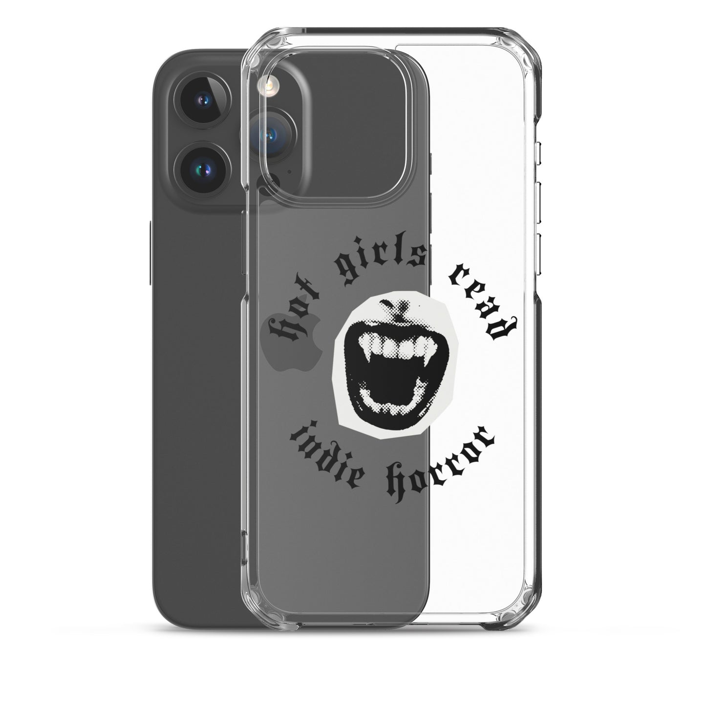 Hot Girls Love Indie Horror Clear Case for iPhone® - Black Label