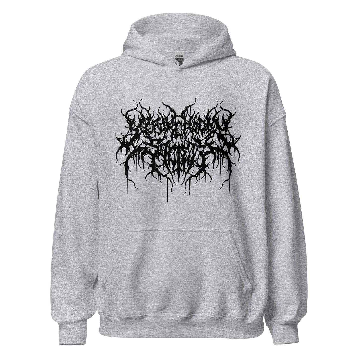 Dead Readers Society | Blackout Metal Logo Hoodie