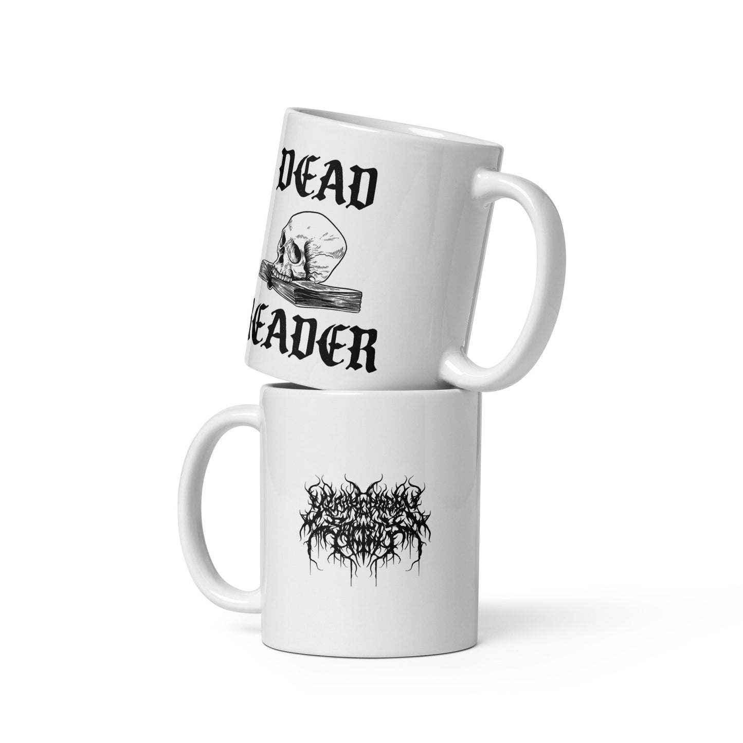 Dead Readers Society | Dead Reader Metal Mug (White)